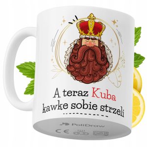 Kubek Dla Kuby na Prezent z Nadrukiem ze Zdjęciem 330 ml PoliDraw 971482
