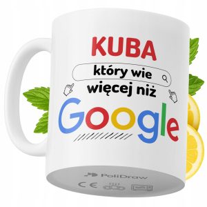 Kubek Dla Kuby na Prezent z Nadrukiem ze Zdjęciem 330 ml PoliDraw 971538