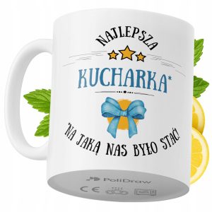 Kubek Dla Kucharki na Prezent z Nadrukiem ze Zdjęciem 330 ml PoliDraw 970638