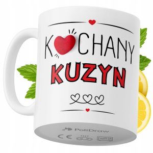 Kubek Dla Kuzyna na Prezent z Nadrukiem ze Zdjęciem 330 ml PoliDraw 971259