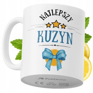 Kubek Dla Kuzyna na Prezent z Nadrukiem ze Zdjęciem 330 ml PoliDraw 970655 Kubek Dla Kuzyna na Prezent z Nadrukiem ze Zdjęciem 330 ml PoliDraw 970655