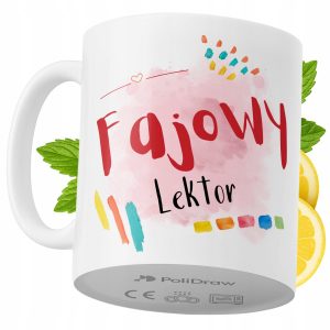 Kubek Dla Lektora na Prezent z Nadrukiem ze Zdjęciem 330 ml PoliDraw 971898 Kubek Dla Lektora na Prezent z Nadrukiem ze Zdjęciem 330 ml PoliDraw 971898