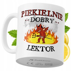 Kubek Dla Lektora na Prezent z Nadrukiem ze Zdjęciem 330 ml PoliDraw 970598 Kubek Dla Lektora na Prezent z Nadrukiem ze Zdjęciem 330 ml PoliDraw 970598
