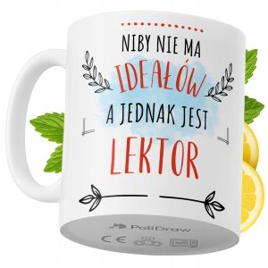 Kubek Dla Lektora na Prezent z Nadrukiem ze Zdjęciem 330 ml PoliDraw 971486 Kubek Dla Lektora na Prezent z Nadrukiem ze Zdjęciem 330 ml PoliDraw 971486