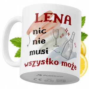 Kubek Dla Leny na Prezent z Nadrukiem ze Zdjęciem 330 ml PoliDraw 970870 Kubek Dla Leny na Prezent z Nadrukiem ze Zdjęciem 330 ml PoliDraw 970870