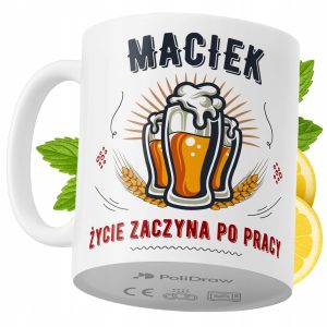 Kubek Dla Maćka na Prezent z Nadrukiem ze Zdjęciem 330 ml PoliDraw 971207
