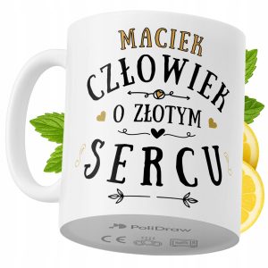 Kubek Dla Maćka na Prezent z Nadrukiem ze Zdjęciem 330 ml PoliDraw 970395