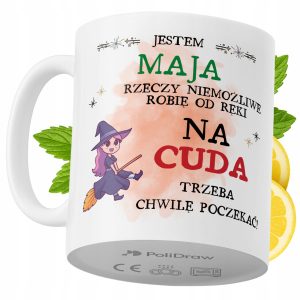 Kubek Dla Mai na Prezent z Nadrukiem ze Zdjęciem 330 ml PoliDraw 970824