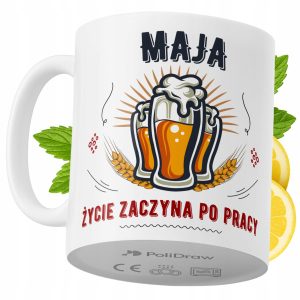 Kubek Dla Mai na Prezent z Nadrukiem ze Zdjęciem 330 ml PoliDraw 970242