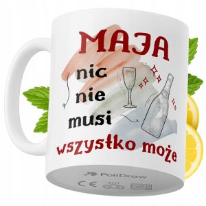 Kubek Dla Mai na Prezent z Nadrukiem ze Zdjęciem 330 ml PoliDraw 970561