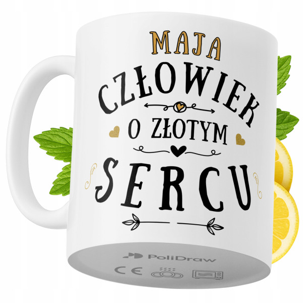 Kubek Dla Mai na Prezent z Nadrukiem ze Zdjęciem 330 ml PoliDraw 970692