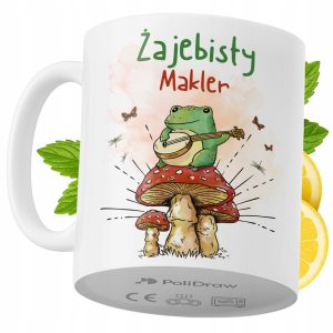 Kubek Dla Maklera na Prezent z Nadrukiem ze Zdjęciem 330 ml PoliDraw 970408 Kubek Dla Maklera na Prezent z Nadrukiem ze Zdjęciem 330 ml PoliDraw 970408