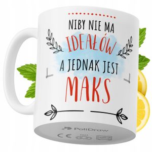 Kubek Dla Maksa na Prezent z Nadrukiem ze Zdjęciem 330 ml PoliDraw 970964 Kubek Dla Maksa na Prezent z Nadrukiem ze Zdjęciem 330 ml PoliDraw 970964
