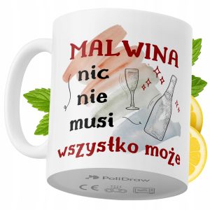 Kubek Dla Malwiny na Prezent z Nadrukiem ze Zdjęciem 330 ml PoliDraw 971692 Kubek Dla Malwiny na Prezent z Nadrukiem ze Zdjęciem 330 ml PoliDraw 971692