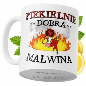 Kubek Dla Malwiny na Prezent z Nadrukiem ze Zdjęciem 330 ml PoliDraw 970390 Kubek Dla Malwiny na Prezent z Nadrukiem ze Zdjęciem 330 ml PoliDraw 970390