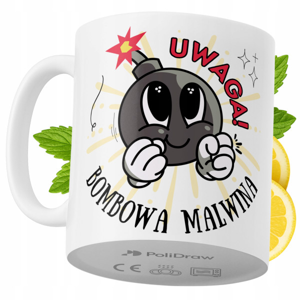 Kubek Dla Malwiny na Prezent z Nadrukiem ze Zdjęciem 330 ml PoliDraw 970518