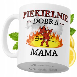 Kubek Dla Mamy na Prezent z Nadrukiem ze Zdjęciem 330 ml PoliDraw 970757 Kubek Dla Mamy na Prezent z Nadrukiem ze Zdjęciem 330 ml PoliDraw 970757