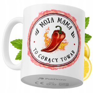 Kubek Dla Mamy na Prezent z Nadrukiem ze Zdjęciem 330 ml PoliDraw 970847 Kubek Dla Mamy na Prezent z Nadrukiem ze Zdjęciem 330 ml PoliDraw 970847