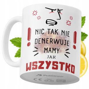 Kubek Dla Mamy na Prezent z Nadrukiem ze Zdjęciem 330 ml PoliDraw 970959 Kubek Dla Mamy na Prezent z Nadrukiem ze Zdjęciem 330 ml PoliDraw 970959