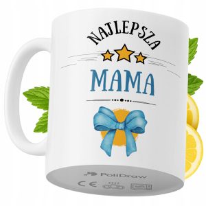 Kubek Dla Mamy na Prezent z Nadrukiem ze Zdjęciem 330 ml PoliDraw 970981 Kubek Dla Mamy na Prezent z Nadrukiem ze Zdjęciem 330 ml PoliDraw 970981