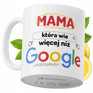 Kubek Dla Mamy na Prezent z Nadrukiem ze Zdjęciem 330 ml PoliDraw 971306 Kubek Dla Mamy na Prezent z Nadrukiem ze Zdjęciem 330 ml PoliDraw 971306