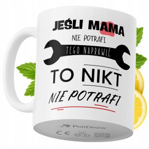 Kubek Dla Mamy na Prezent z Nadrukiem ze Zdjęciem 330 ml PoliDraw 971894 Kubek Dla Mamy na Prezent z Nadrukiem ze Zdjęciem 330 ml PoliDraw 971894