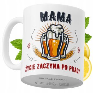 Kubek Dla Mamy na Prezent z Nadrukiem ze Zdjęciem 330 ml PoliDraw 970528 Kubek Dla Mamy na Prezent z Nadrukiem ze Zdjęciem 330 ml PoliDraw 970528