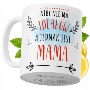 Kubek Dla Mamy na Prezent z Nadrukiem ze Zdjęciem 330 ml PoliDraw 970648 Kubek Dla Mamy na Prezent z Nadrukiem ze Zdjęciem 330 ml PoliDraw 970648