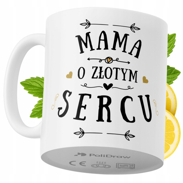 Kubek Dla Mamy na Prezent z Nadrukiem ze Zdjęciem 330 ml PoliDraw 970657
