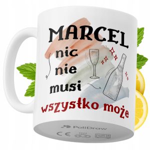 Kubek Dla Marcela na Prezent z Nadrukiem ze Zdjęciem 330 ml PoliDraw 970570 Kubek Dla Marcela na Prezent z Nadrukiem ze Zdjęciem 330 ml PoliDraw 970570