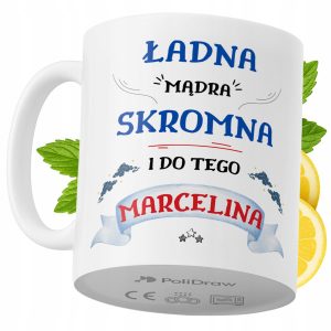 Kubek Dla Marceliny na Prezent z Nadrukiem ze Zdjęciem 330 ml PoliDraw 971975