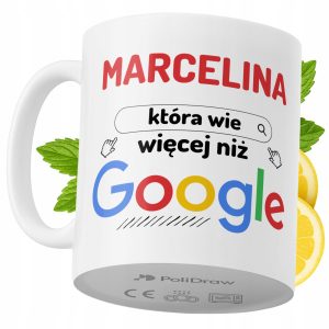 Kubek Dla Marceliny na Prezent z Nadrukiem ze Zdjęciem 330 ml PoliDraw 973116