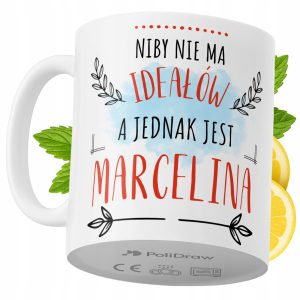 Kubek Dla Marceliny na Prezent z Nadrukiem ze Zdjęciem 330 ml PoliDraw 970721