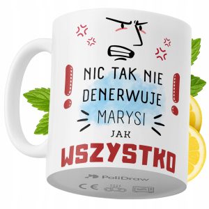 Kubek Dla Marysi na Prezent z Nadrukiem ze Zdjęciem 330 ml PoliDraw 971454 Kubek Dla Marysi na Prezent z Nadrukiem ze Zdjęciem 330 ml PoliDraw 971454
