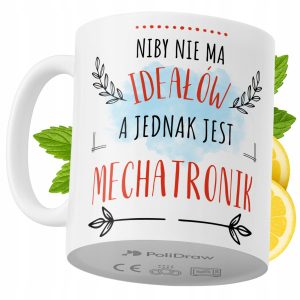 Kubek Dla Mechatronika na Prezent z Nadrukiem ze Zdjęciem 330 ml PoliDraw 972417 Kubek Dla Mechatronika na Prezent z Nadrukiem ze Zdjęciem 330 ml PoliDraw 972417