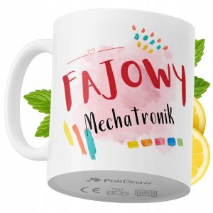 Kubek Dla Mechatronika na Prezent z Nadrukiem ze Zdjęciem 330 ml PoliDraw 971756 Kubek Dla Mechatronika na Prezent z Nadrukiem ze Zdjęciem 330 ml PoliDraw 971756
