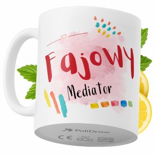 Kubek Dla Mediatora na Prezent z Nadrukiem ze Zdjęciem 330 ml PoliDraw 971353 Kubek Dla Mediatora na Prezent z Nadrukiem ze Zdjęciem 330 ml PoliDraw 971353