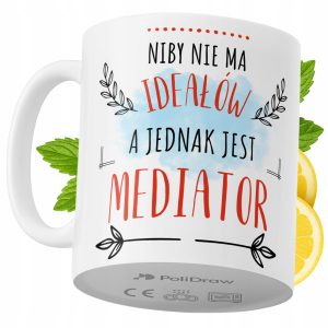 Kubek Dla Mediatora na Prezent z Nadrukiem ze Zdjęciem 330 ml PoliDraw 971379 Kubek Dla Mediatora na Prezent z Nadrukiem ze Zdjęciem 330 ml PoliDraw 971379