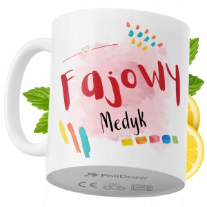 Kubek Dla Medyka na Prezent z Nadrukiem ze Zdjęciem 330 ml PoliDraw 971566 Kubek Dla Medyka na Prezent z Nadrukiem ze Zdjęciem 330 ml PoliDraw 971566