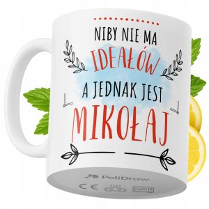 Kubek Dla Mikołaja na Prezent z Nadrukiem ze Zdjęciem 330 ml PoliDraw 971481 Kubek Dla Mikołaja na Prezent z Nadrukiem ze Zdjęciem 330 ml PoliDraw 971481