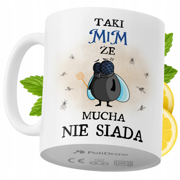 Kubek Dla Mima na Prezent z Nadrukiem ze Zdjęciem 330 ml PoliDraw 973080
