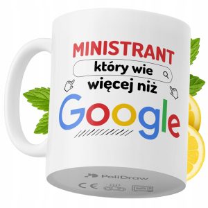 Kubek Dla Ministranta na Prezent z Nadrukiem ze Zdjęciem 330 ml PoliDraw 973662 Kubek Dla Ministranta na Prezent z Nadrukiem ze Zdjęciem 330 ml PoliDraw 973662