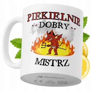 Kubek Dla Mistrza na Prezent z Nadrukiem ze Zdjęciem 330 ml PoliDraw 972431 Kubek Dla Mistrza na Prezent z Nadrukiem ze Zdjęciem 330 ml PoliDraw 972431