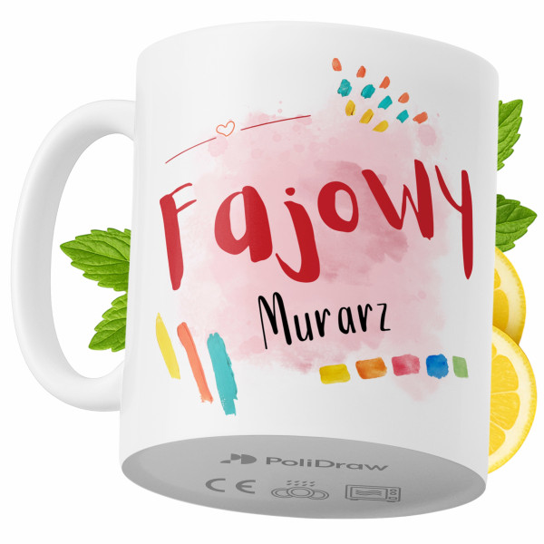 Kubek Dla Murarza na Prezent z Nadrukiem ze Zdjęciem 330 ml PoliDraw 972578