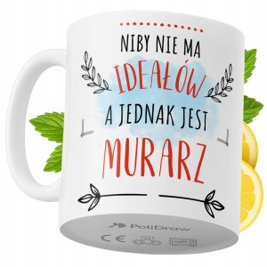 Kubek Dla Murarza na Prezent z Nadrukiem ze Zdjęciem 330 ml PoliDraw 973605 Kubek Dla Murarza na Prezent z Nadrukiem ze Zdjęciem 330 ml PoliDraw 973605
