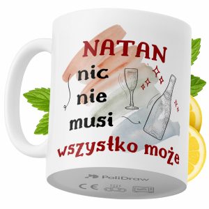 Kubek Dla Natana na Prezent z Nadrukiem ze Zdjęciem 330 ml PoliDraw 973320 Kubek Dla Natana na Prezent z Nadrukiem ze Zdjęciem 330 ml PoliDraw 973320