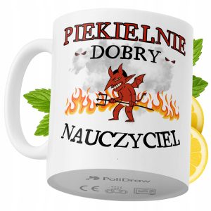 Kubek Dla Nauczyciela na Prezent z Nadrukiem ze Zdjęciem 330 ml PoliDraw 973457 Kubek Dla Nauczyciela na Prezent z Nadrukiem ze Zdjęciem 330 ml PoliDraw 973457