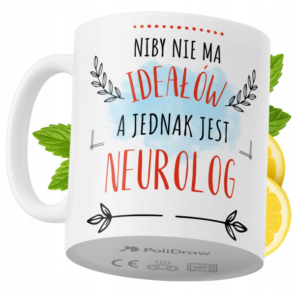 Kubek Dla Neurologa na Prezent z Nadrukiem ze Zdjęciem 330 ml PoliDraw 972631