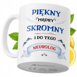 Kubek Dla Neurologa na Prezent z Nadrukiem ze Zdjęciem 330 ml PoliDraw 973023 Kubek Dla Neurologa na Prezent z Nadrukiem ze Zdjęciem 330 ml PoliDraw 973023