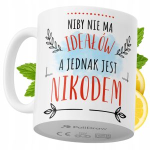 Kubek Dla Nikodema na Prezent z Nadrukiem ze Zdjęciem 330 ml PoliDraw 970821 Kubek Dla Nikodema na Prezent z Nadrukiem ze Zdjęciem 330 ml PoliDraw 970821